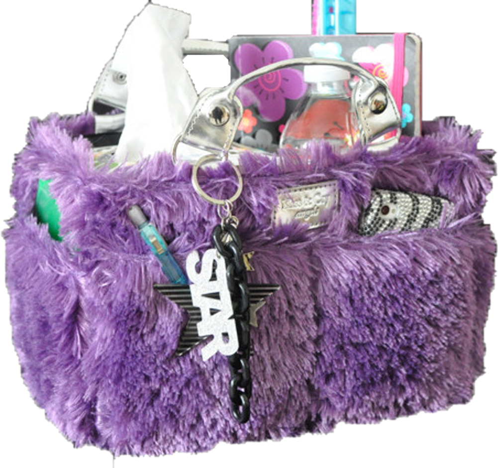 Ice Rink Tote - Fluffy Purple